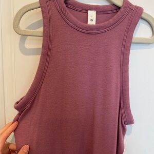 Lululemon Ribbed Pink Tank Top